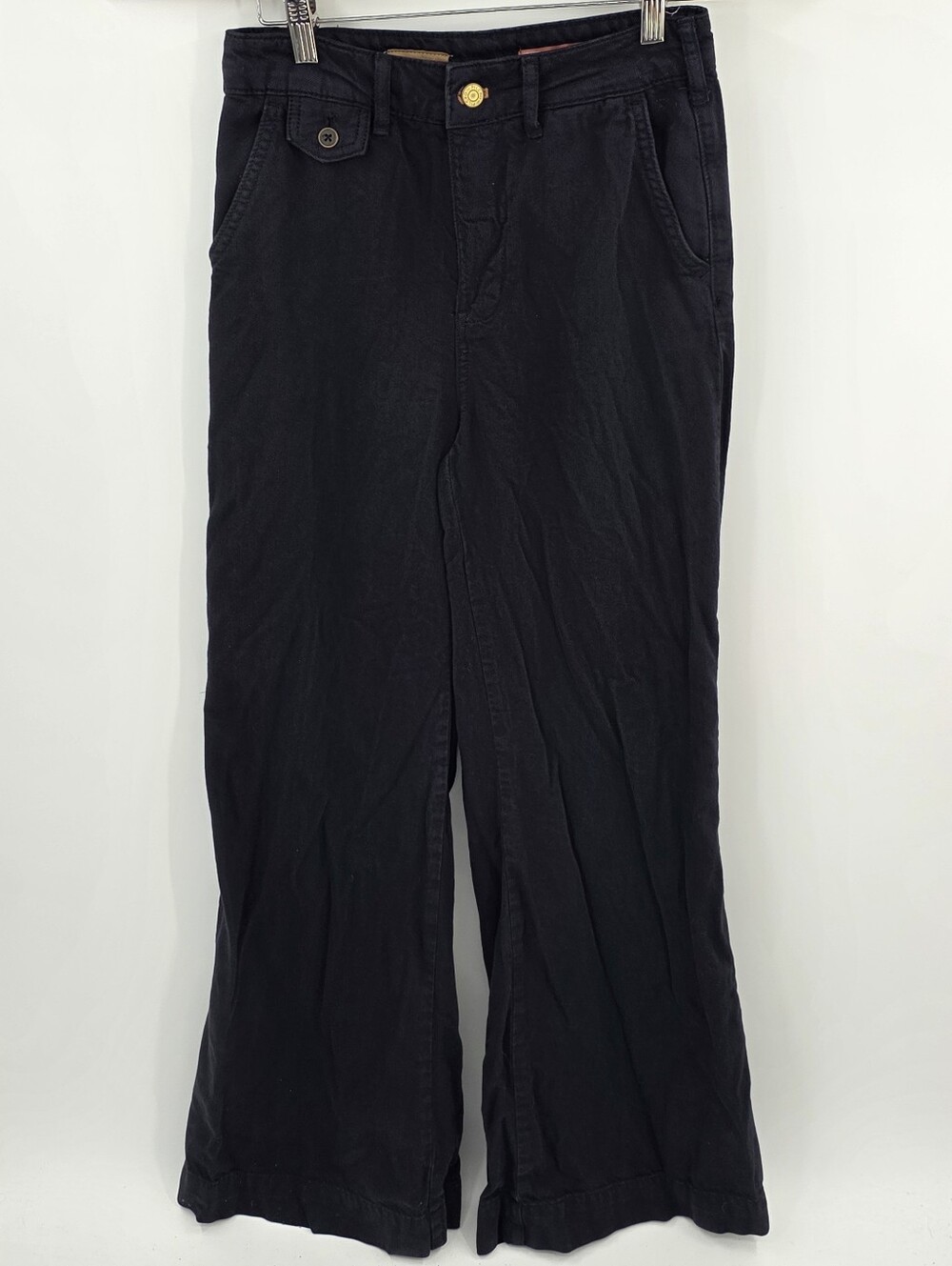 Pilcro Black Wide Leg Women's Pants Size 26
